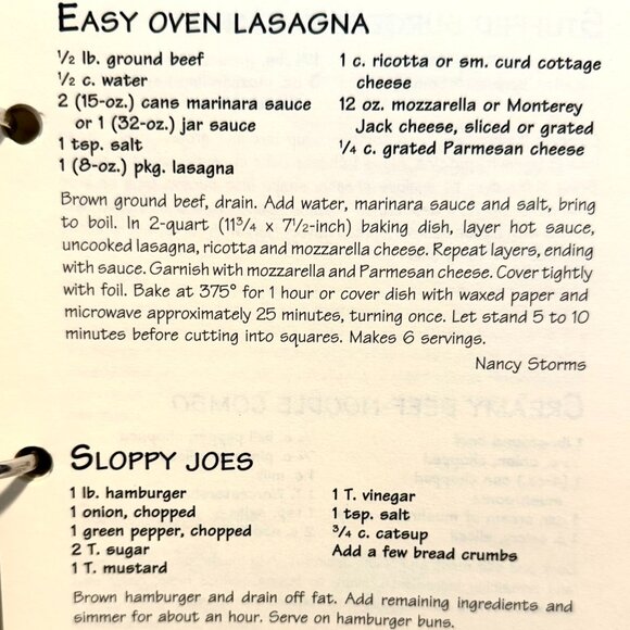 A TASTE OF HEAVEN COOKBOOK Winston-Salem NC. HC. Cookbook - Picture 12 of 14